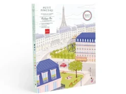 Coffret peinture au numéro - Petit Pinceau - Un printemps à Paris par Mabel Sorrentino