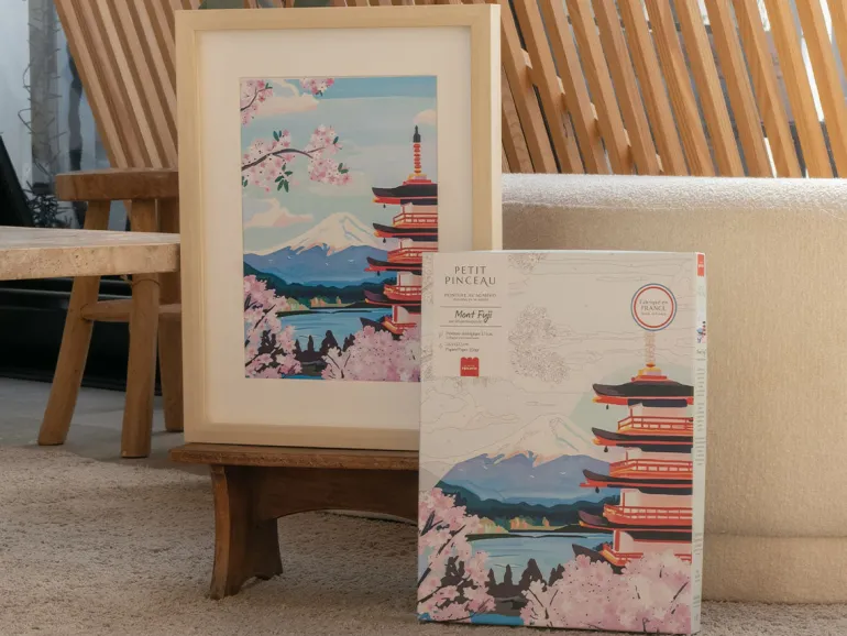 Coffret peinture au numéro - Petit Pinceau - Mont Fuji par La Petite Epicerie