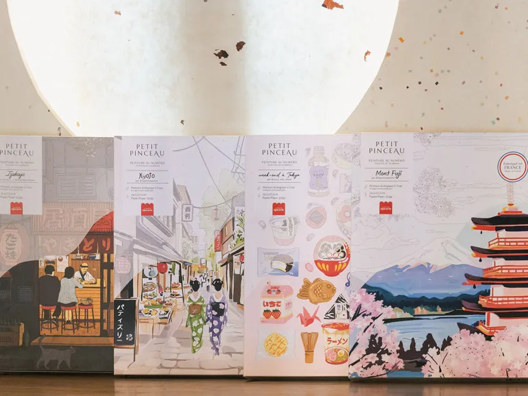 Coffret peinture au numéro - Petit Pinceau - Mont Fuji par La Petite Epicerie