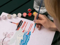 Coffret peinture au numéro - Petit Pinceau - Mont Fuji par La Petite Epicerie