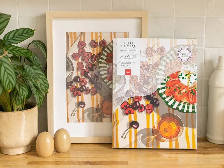 Coffret peinture au numéro - Petit Pinceau - La Dolce Vita par Ananya Bhandari