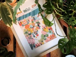 Coffret peinture au numéro - Petit Pinceau - Flower Market par Zaze Art