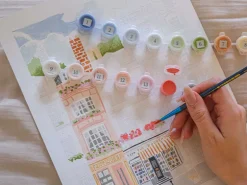 Coffret peinture au numéro - Petit Pinceau - Notting Hill par La Petite Epicerie