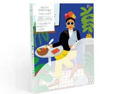 Coffret peinture au numéro - Petit Pinceau - La fille aux chats par Guillaume Denaudhome