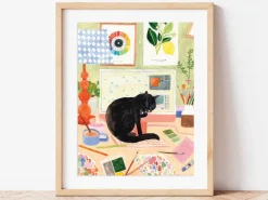 Coffret peinture au numéro - Petit Pinceau - La pause du chat