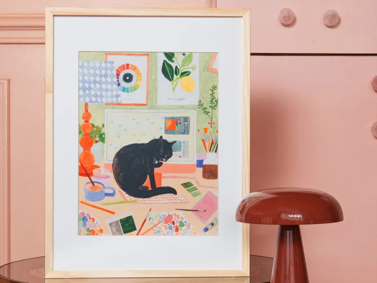 Coffret peinture au numéro - Petit Pinceau - La pause du chat