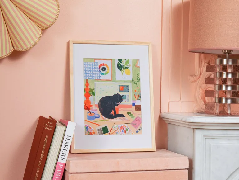 Coffret peinture au numéro - Petit Pinceau - La pause du chat