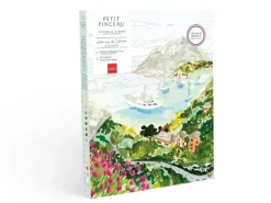 Coffret peinture au numéro - Petit Pinceau - Balade dans les Calanques par Sabina Fenn