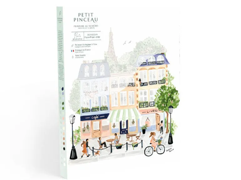 Coffret peinture au numéro - Petit Pinceau - Paris par Sabina Fenn