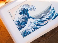Coffret peinture au numéro - Petit Pinceau - La grande Vague de Kanagawa, Katsushika Hokusai