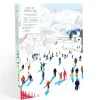 Coffret peinture au numéro - Petit Pinceau - Skiing Among Montains par Katie Smith
