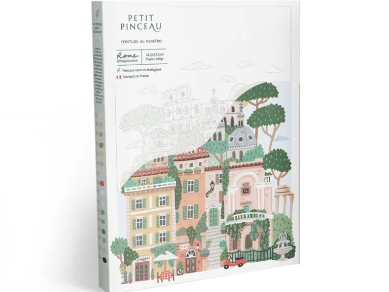 Coffret peinture au numéro - Petit Pinceau - Rome par Hoglet and co