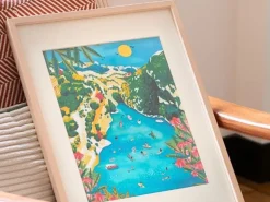 Coffret peinture au numéro - Petit Pinceau - Les Gorges du Verdon par Nolwenn Studio