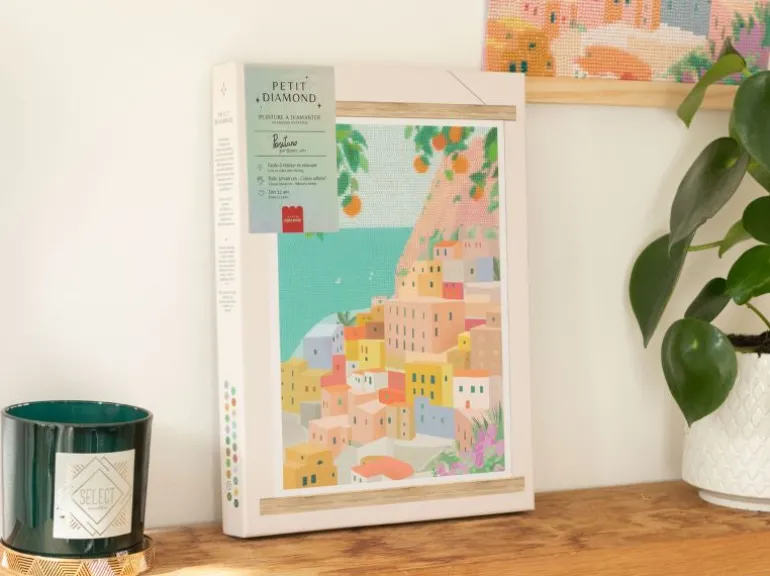 Coffret Petit Diamond - Diamond Painting Positano par Petra Lidze