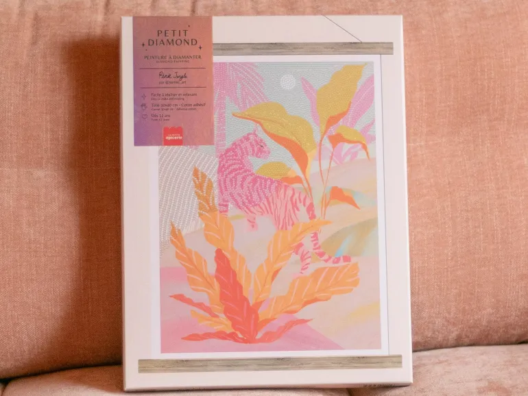 Coffret Petit Diamond - Diamond Painting Pink Jungle par Sun Lee