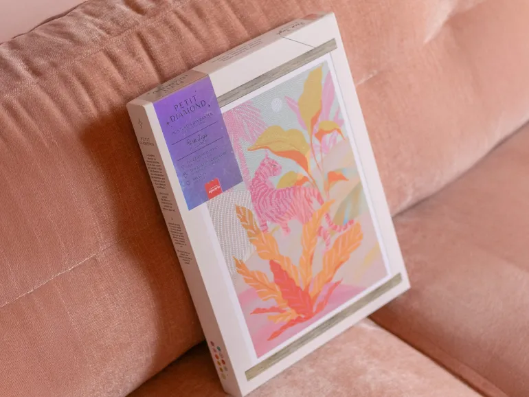 Coffret Petit Diamond - Diamond Painting Pink Jungle par Sun Lee