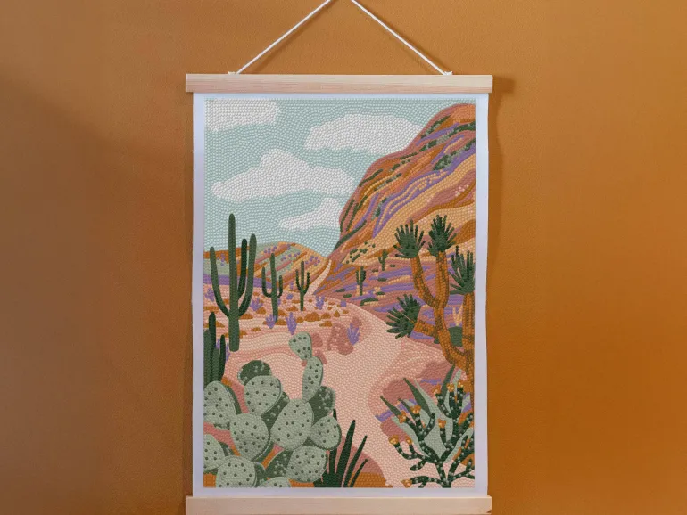 Coffret Petit Diamond - Diamond Painting Desert Hills par Julia Cornelius