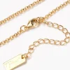 Collier chaîne rolo en laiton doré à l’or fin