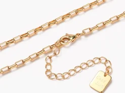Collier doré à l’or fin – 61,8 cm