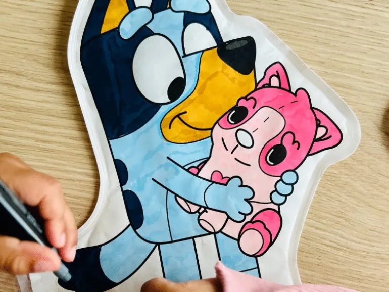 Coloriages gonflables - Bluey - Ara Créative