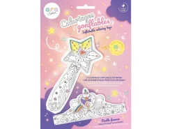 Coloriages gonflables - Couronne et baguette magique - Ara Créative