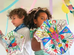 Coloriages gonflables - Epée avec led et bouclier - Ara Créative