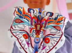 Coloriages gonflables - Epée avec led et bouclier - Ara Créative