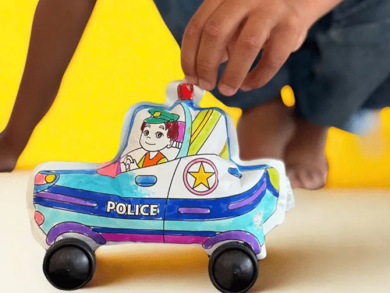 Coloriages gonflables - Police et pompier - Ara Créative