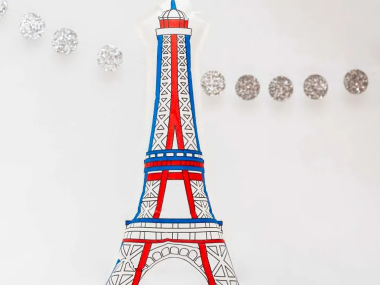 Coloriages gonflables - Tour Eiffel- Ara Créative