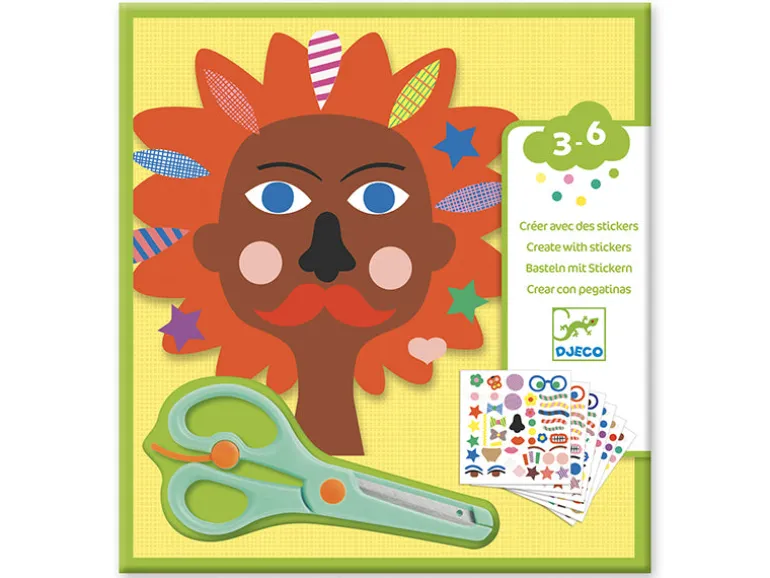 Créer avec des stickers - Coiffeur