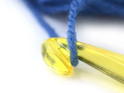 Crochet fluo 9 mm - Plastique