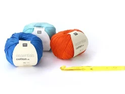 Crochet fluo 9 mm - Plastique