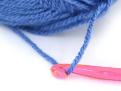 Crochet fluo 6 mm - Plastique