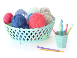 Crochet fluo 6 mm - Plastique