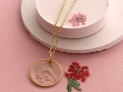 DIY Bijouterie - Mes pendentifs fleuris en résine