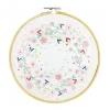 DIY Diamond Painting sur toile - Couronne de Fleurs Scintillante - Rico Design