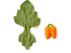 Doudou et anneau de dentition Carotte - Oli & Carol