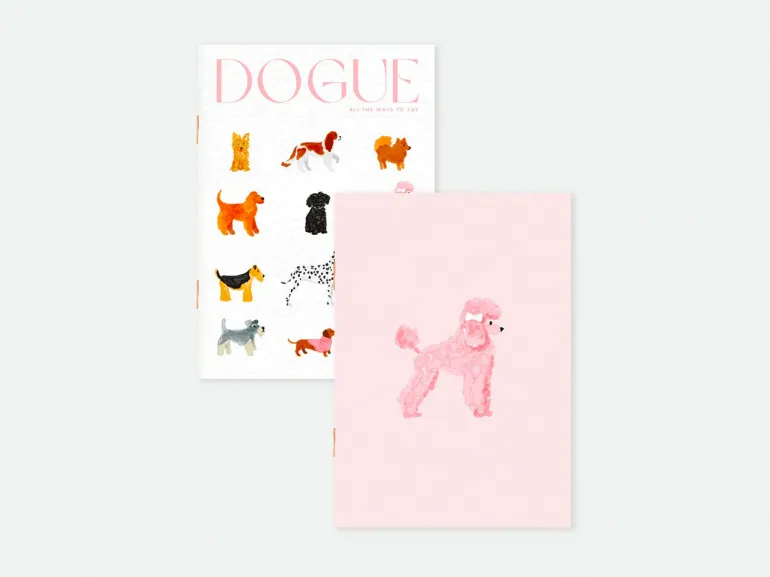 Duo de carnet Dogue - Pocket Notebook A6 - ATWS