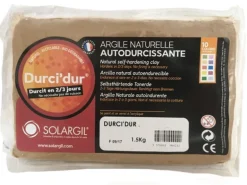 Durci'dur couleur marron chocolat - Argile naturelle autodurcissante