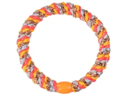 Elastique cheveux Orange fluo & Glitter - Kknekki