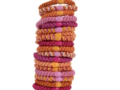 Elastique cheveux Orange fluo & Glitter - Kknekki
