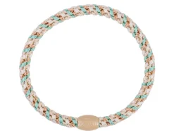 Elastique cheveux Vert Beige & Cuivre Glitter Slim - Kknekki