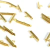 Embout pour tissage de perles Doré - 15 mm