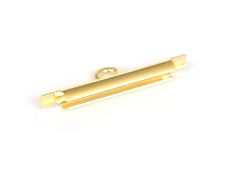 Embout pour tissage de perles Doré - 15 mm