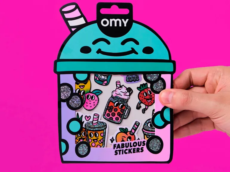 Fabulous Stickers Big - Bubble Tea - Bubble - OMY