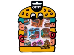 Fabulous Stickers Big - Burger - OMY
