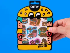 Fabulous Stickers Big - Burger - OMY