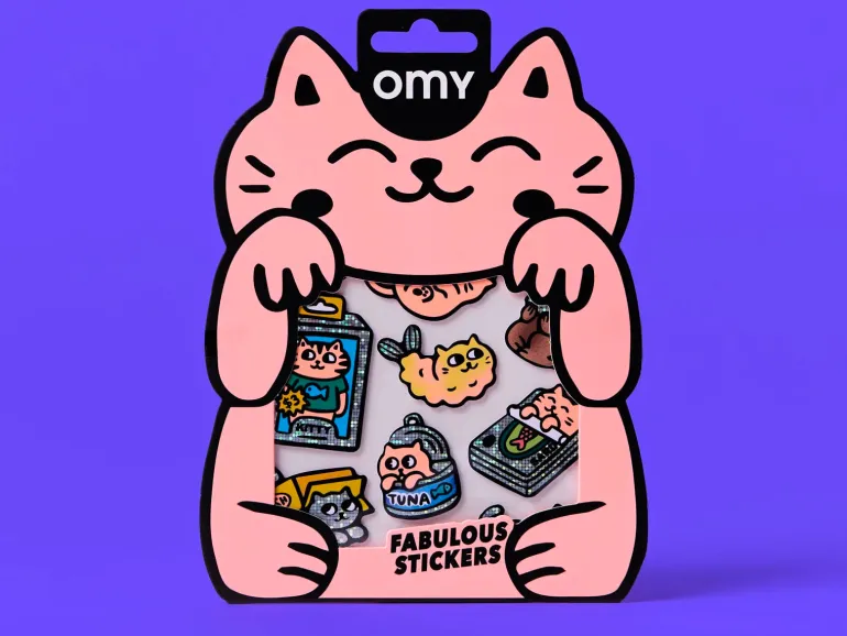 Fabulous Stickers Big - Kitty - OMY
