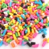 Faux vermicelles couleurs vives pour pâte fimo ou résine.