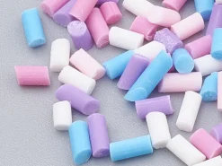 Faux vermicelles couleurs froides pour pâte fimo ou résine.